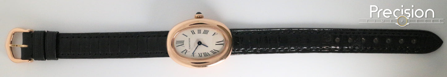 Cartier Baignoire Ref: 2311 🔥Rose Gold 22mm Quartz