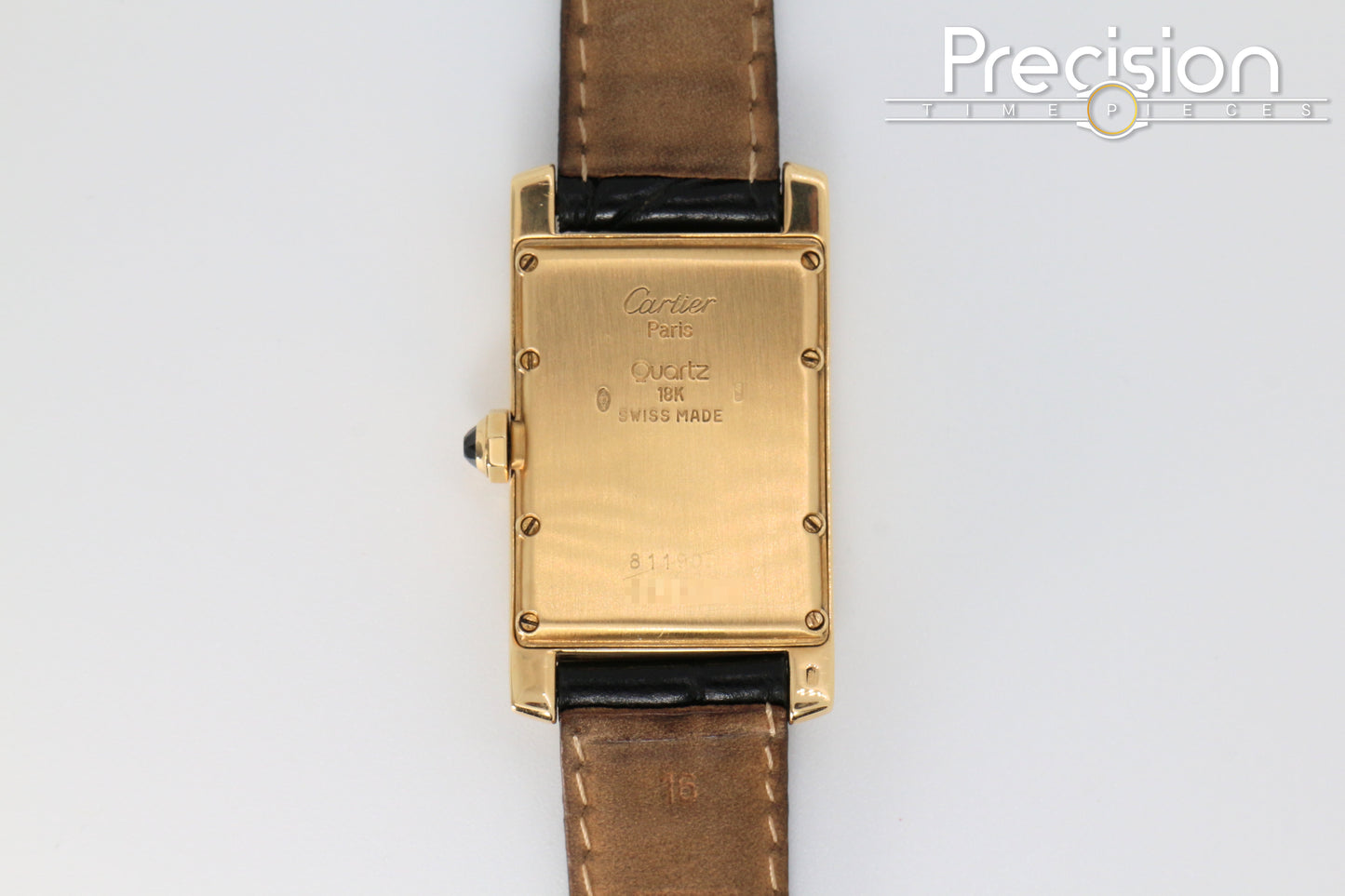 Cartier Tank Americaine Ref: 811905 18K Yellow Gold Quartz 24mm
