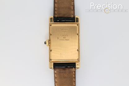 Cartier Tank Americaine Ref: 811905 18K Yellow Gold Quartz 24mm