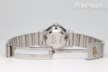 Cartier Santos Octagon Ref: 0907 Rare “Ghost Dial” Tropical 25mm Auto