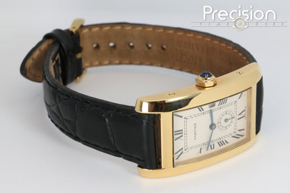 Cartier Tank Americaine Ref: 811905 18K Yellow Gold Quartz 24mm