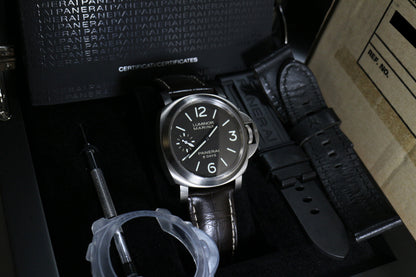 Panerai Ref: PAM 00564 Luminor Marina 8 Days Titanium Case Dark Chocolate Full Set