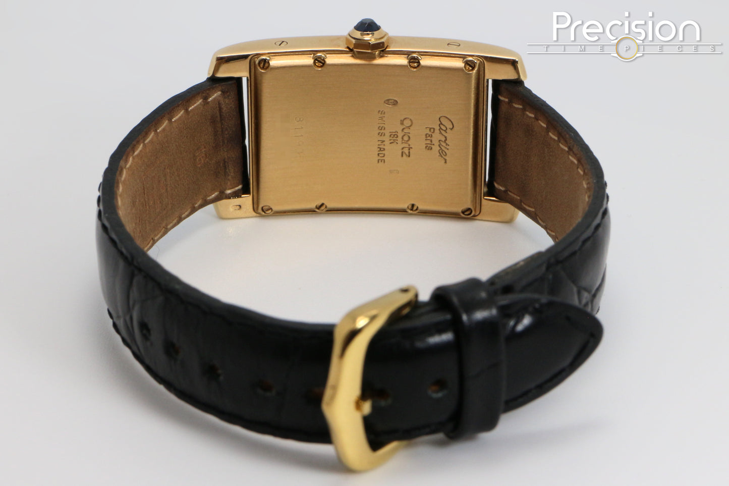 Cartier Tank Americaine Ref: 811905 18K Yellow Gold Quartz 24mm