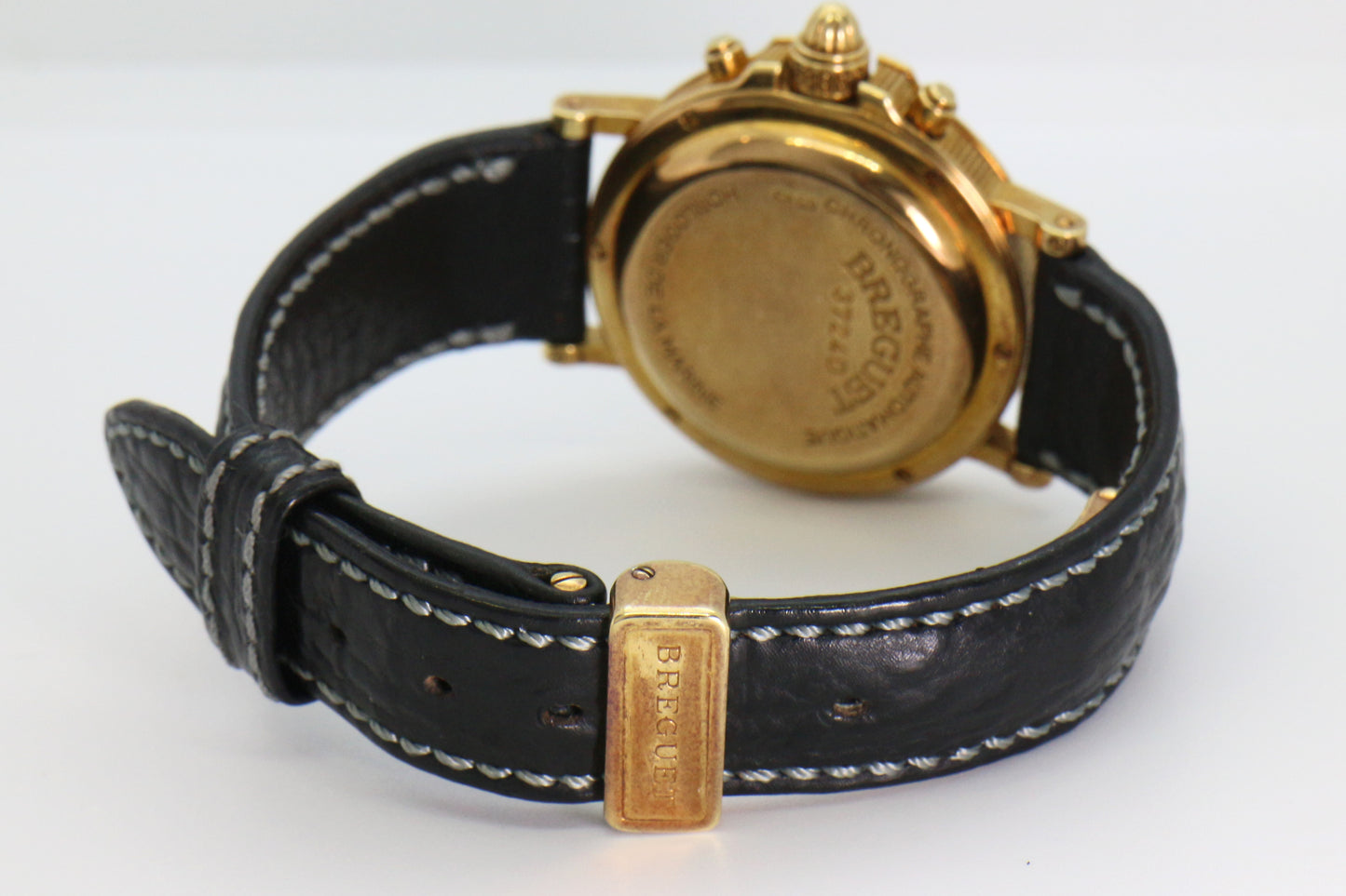 Breguet Ref: BA4460 Marine Midsize Chronograph 33mm 18K Yellow Gold Auto