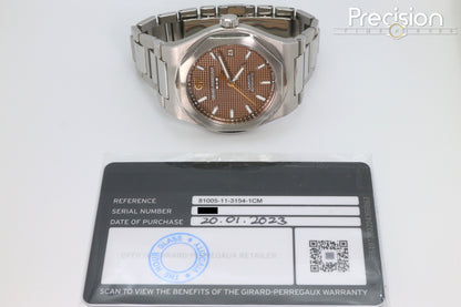 Girard-Perregaux Model: Laureato Reference: 81005-11-3154-1CM 38mm