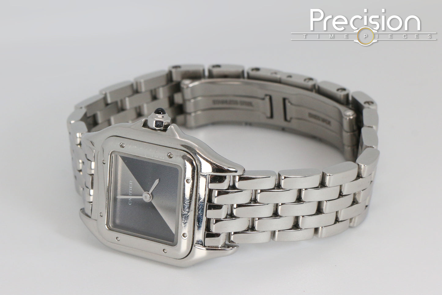 Cartier Panthère Ref: WSPN0010 Gray Dial 22mm Quartz Full Set Stainless Steel