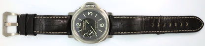 Panerai Ref: PAM 00564 Luminor Marina 8 Days Titanium Case Dark Chocolate Full Set