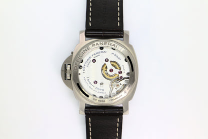 Panerai Ref: PAM 00564 Luminor Marina 8 Days Titanium Case Dark Chocolate Full Set