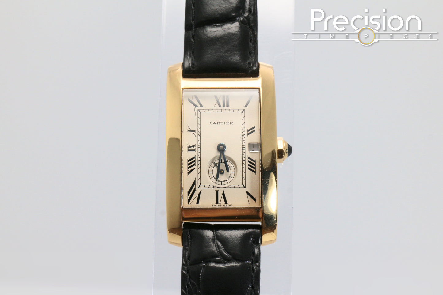 Cartier Tank Americaine Ref: 811905 18K Yellow Gold Quartz 24mm