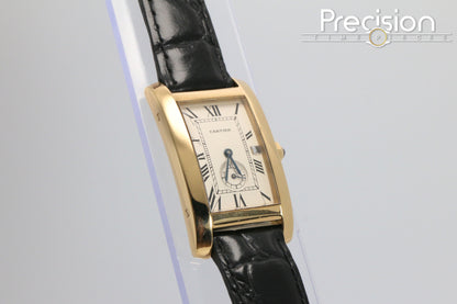 Cartier Tank Americaine Ref: 811905 18K Yellow Gold Quartz 24mm