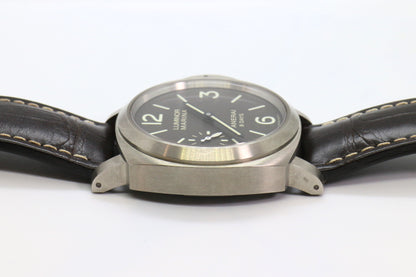Panerai Ref: PAM 00564 Luminor Marina 8 Days Titanium Case Dark Chocolate Full Set