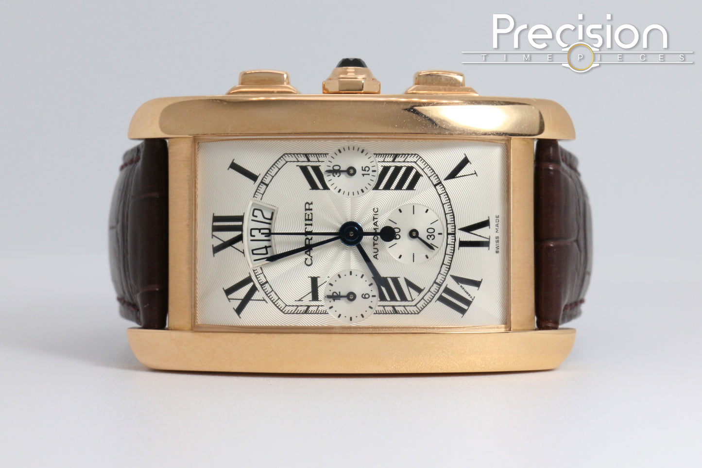Cartier Tank Americaine XL Ref: 3072 Automatic 31mm 18K Yellow Gold