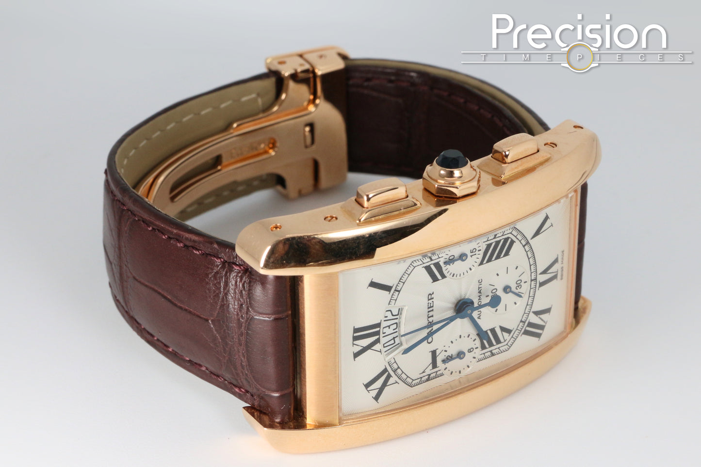 Cartier Tank Americaine XL Ref: 3072 Automatic 31mm 18K Yellow Gold