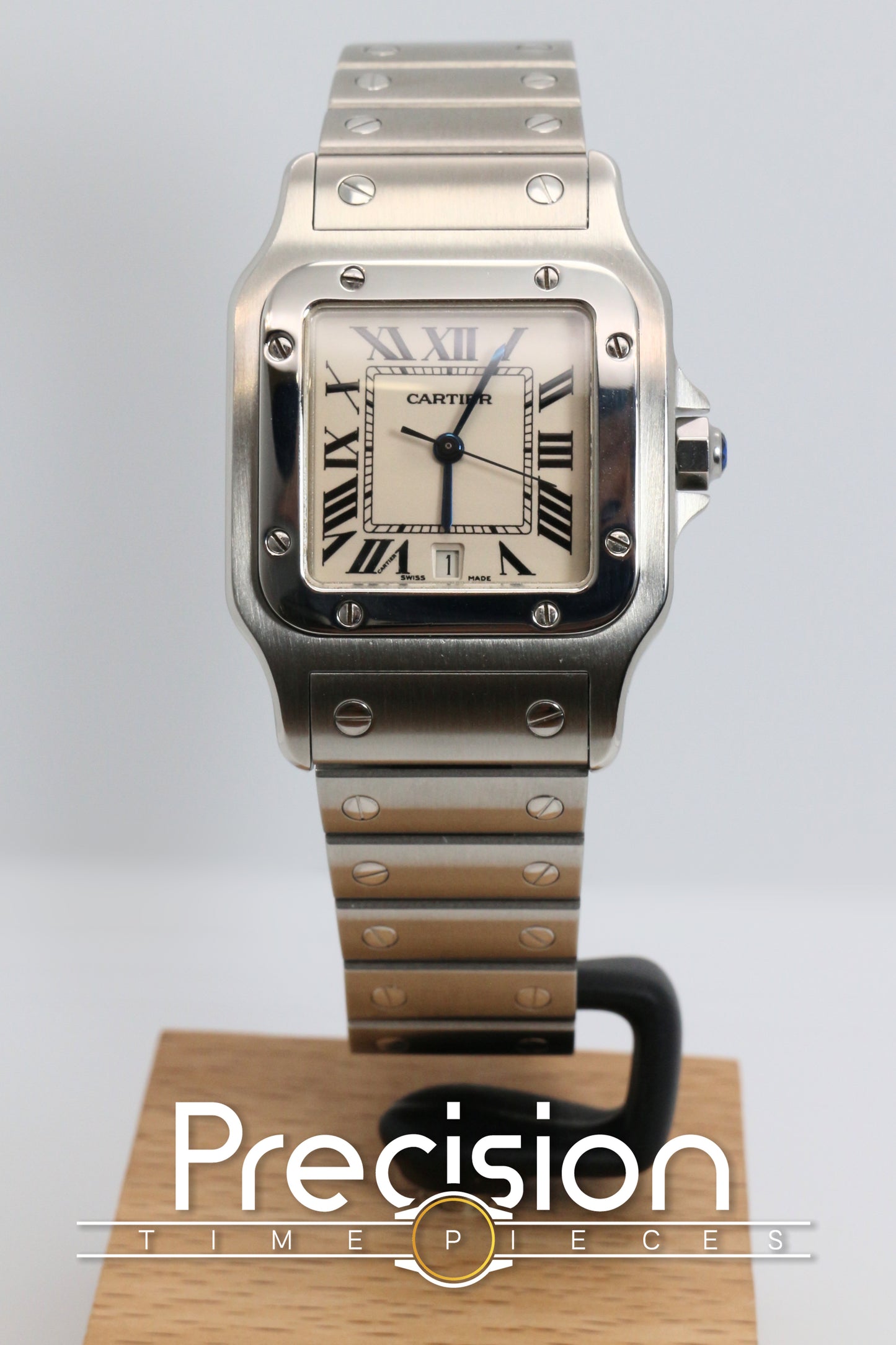 Cartier Santos Galbée Ref: 1564 Quartz 29x41mm Stainless Steel