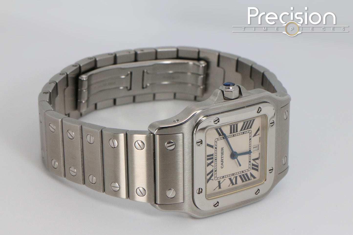 Cartier Santos Galbée Ref: 1564 Quartz 29x41mm Stainless Steel