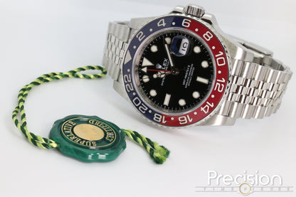 Rolex GMT-Master II Ref: 126710BLRO Full Set April 2020