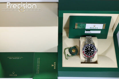 Rolex GMT-Master II Ref: 126710BLRO Full Set April 2020