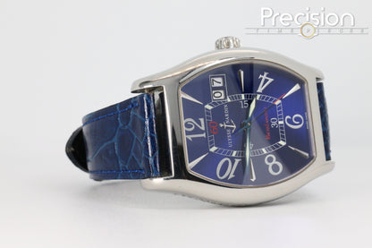 Ulysse Nardin Michelangelo Big Date Ref: 233-68 35mm Auto Sunburst Blue Dial