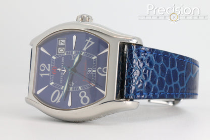 Ulysse Nardin Michelangelo Big Date Ref: 233-68 35mm Auto Sunburst Blue Dial