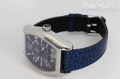 Ulysse Nardin Michelangelo Big Date Ref: 233-68 35mm Auto Sunburst Blue Dial
