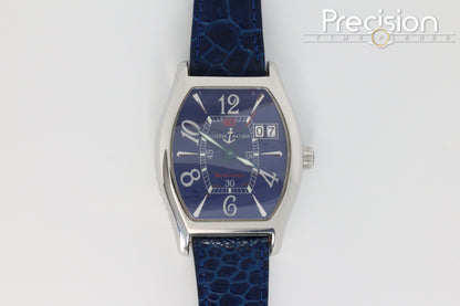 Ulysse Nardin Michelangelo Big Date Ref: 233-68 35mm Auto Sunburst Blue Dial