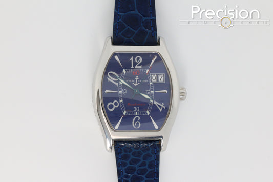Ulysse Nardin Michelangelo Big Date Ref: 233-68 35mm Auto Sunburst Blue Dial