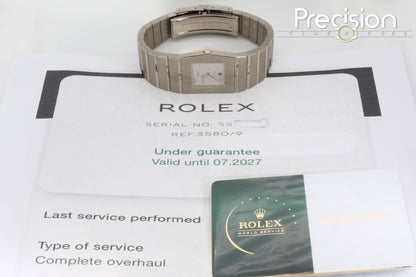 Rolex King Midas Ref: 3580/9 RSC Serviced 28mm Rare 18K White Gold