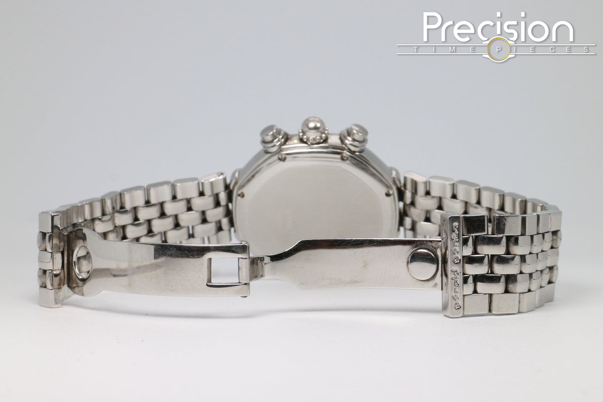 Gerald Genta Chronograph Success Ref: G.3388.7 Rare Black Carbon Fiber Dial 35mm Automatic