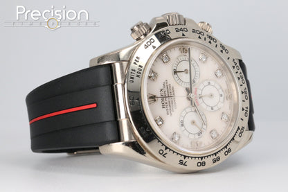 Rolex Zenith Daytona Ref: 16519 Ultra Rare MOP 8-pt Diamond Dial White Gold