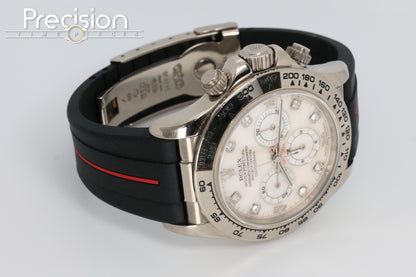 Rolex Zenith Daytona Ref: 16519 Ultra Rare MOP 8-pt Diamond Dial White Gold