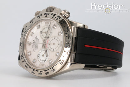 Rolex Zenith Daytona Ref: 16519 Ultra Rare MOP 8-pt Diamond Dial White Gold