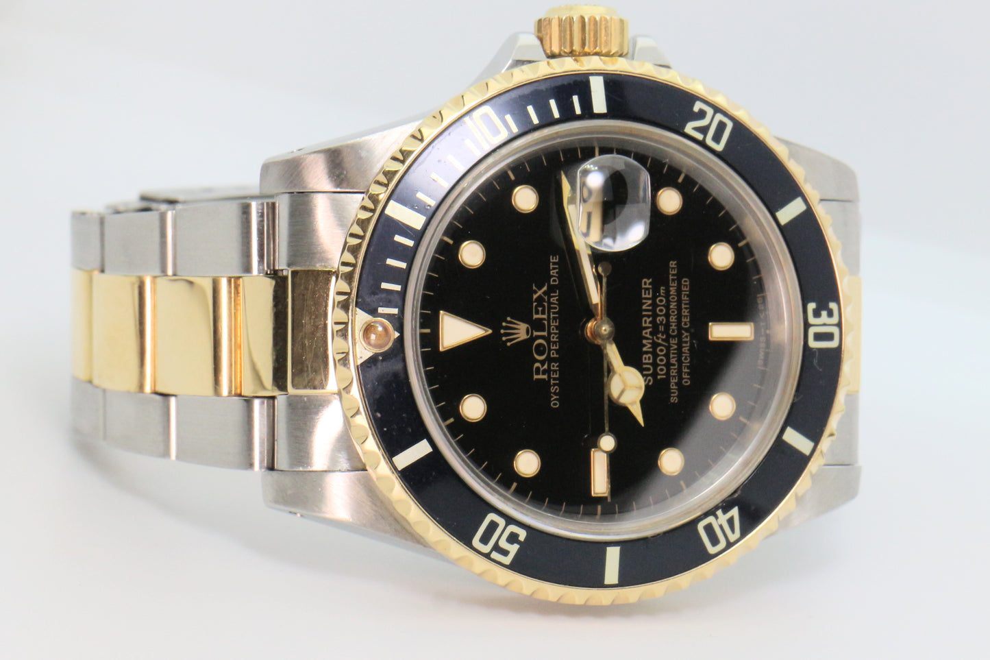 Rolex Ref: 16803 Rare Two-Tone Submariner Full Set