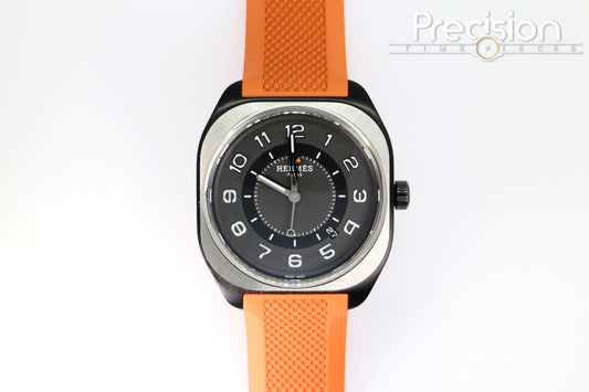 Hermès H08 Black DLC Titanium 39mm Full Set