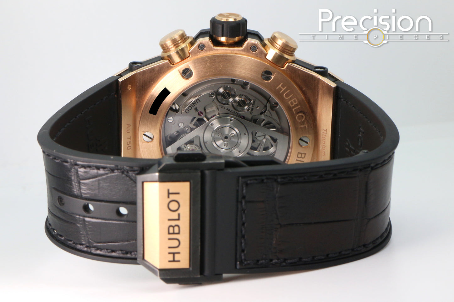 Hublot Big Bang Unico 45 King Gold 18K Rose Gold ŵ Baguette Diamonds Bezel