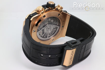 Hublot Big Bang Unico 45 King Gold 18K Rose Gold ŵ Baguette Diamonds Bezel