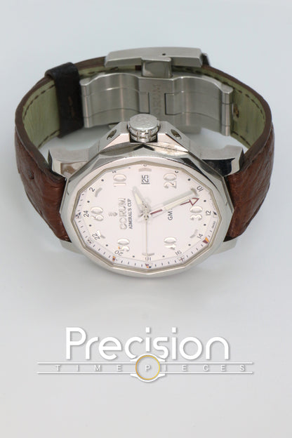Corum Admiral's Cup GMT 44 White Dial Full Set