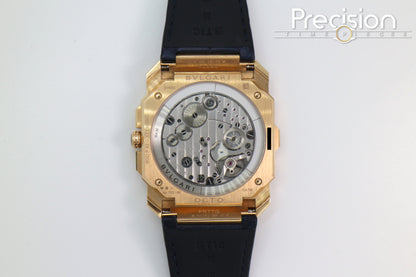 Bvlgari Octo Finissimo Chronograph GMT Ref: 103468 18K Rose Gold
