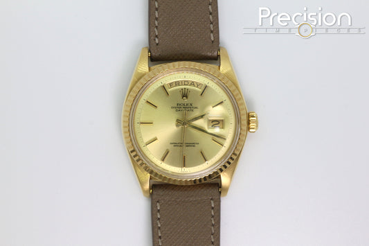 Rolex Day-Date Ref: 1803 Champagne Dial 36mm 18K Yellow Gold