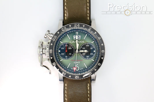 Graham Chronofighter Vintage GMT 44mm Ref: 2CVBC.G01A