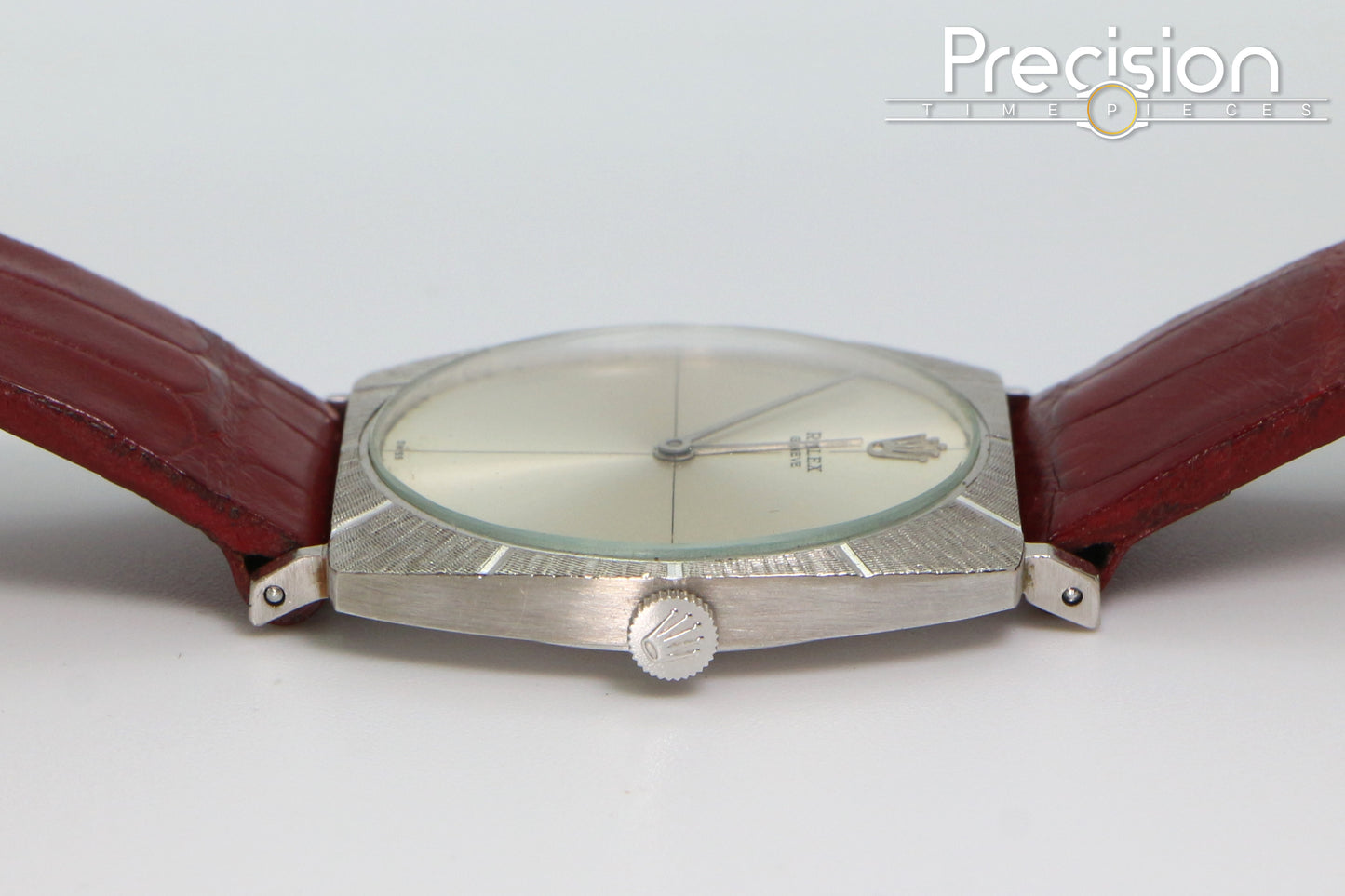 Rolex Cellini Ref: 3726 🔥Rare🔥Silver Crosshair Dial 29mm White Gold
