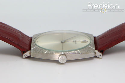 Rolex Cellini Ref: 3726 🔥Rare🔥Silver Crosshair Dial 29mm White Gold