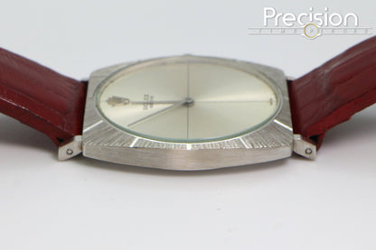 Rolex Cellini Ref: 3726 🔥Rare🔥Silver Crosshair Dial 29mm White Gold
