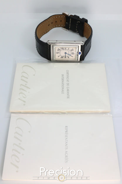 Cartier Tank Basculante Ref: 2405 Quartz 25mm Full Set