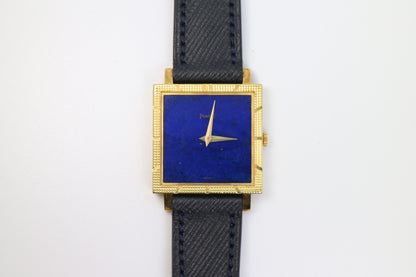 Piaget Ref: 937 Yellow Gold 25mm ŵ Rare & Lapis Lazuli Dial