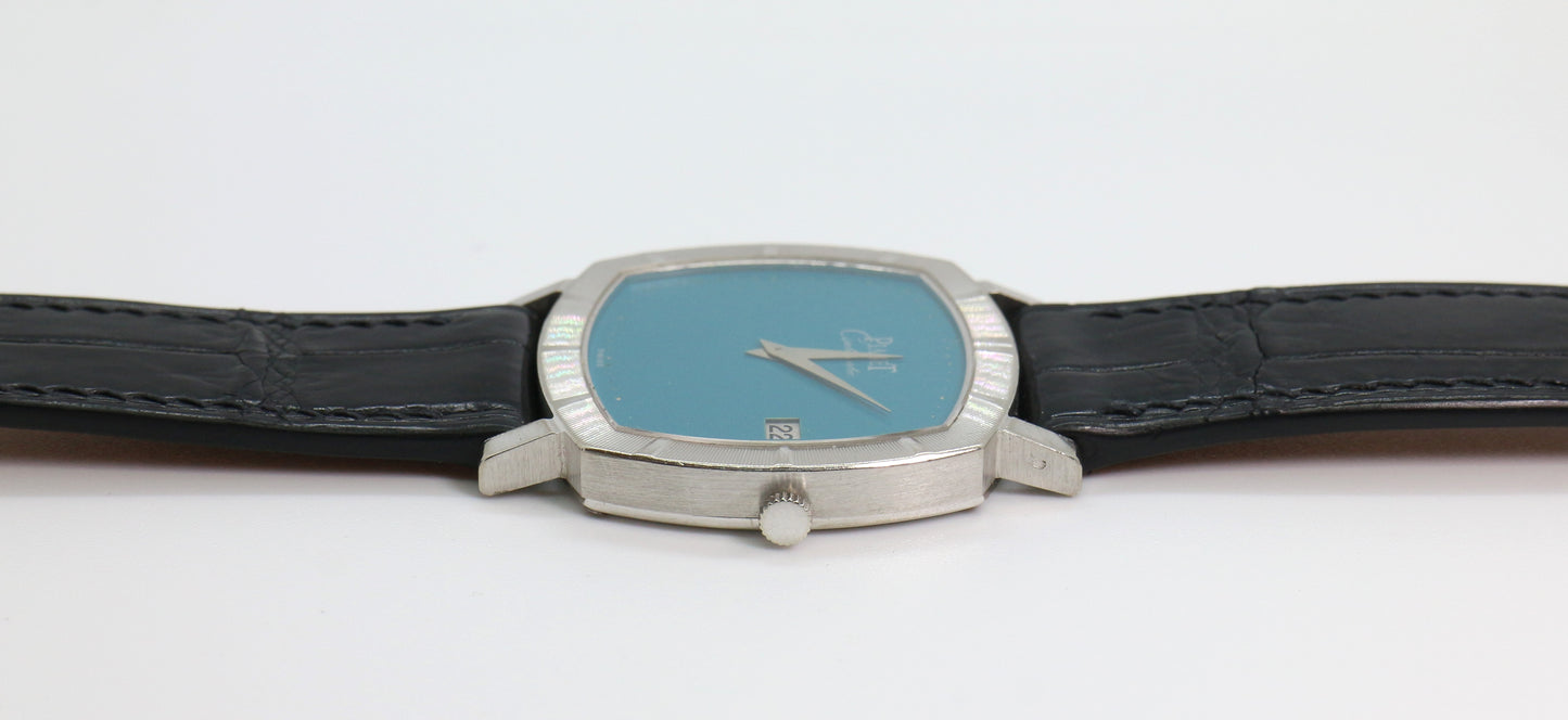 Piaget Rare “Tiff & Co.”-Coloured (“Stella”) Lacquered Dial 18K White Gold