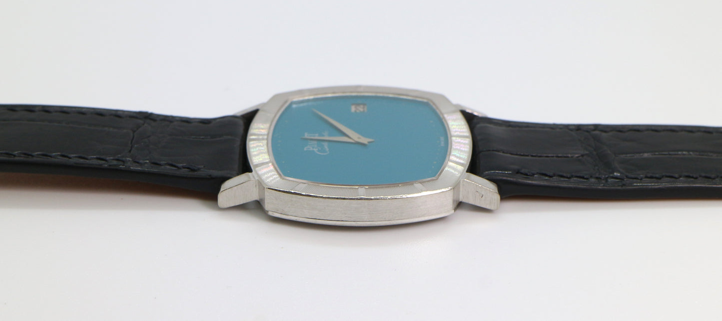 Piaget Rare “Tiff & Co.”-Coloured (“Stella”) Lacquered Dial 18K White Gold