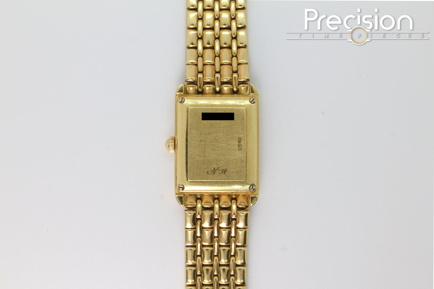Audemars Piguet 18K Yellow Gold “Tank” Beaded Bracelet 23mm