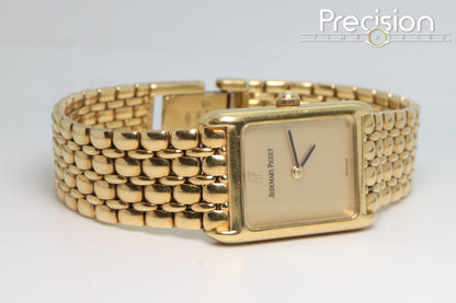 Audemars Piguet 18K Yellow Gold “Tank” Beaded Bracelet 23mm
