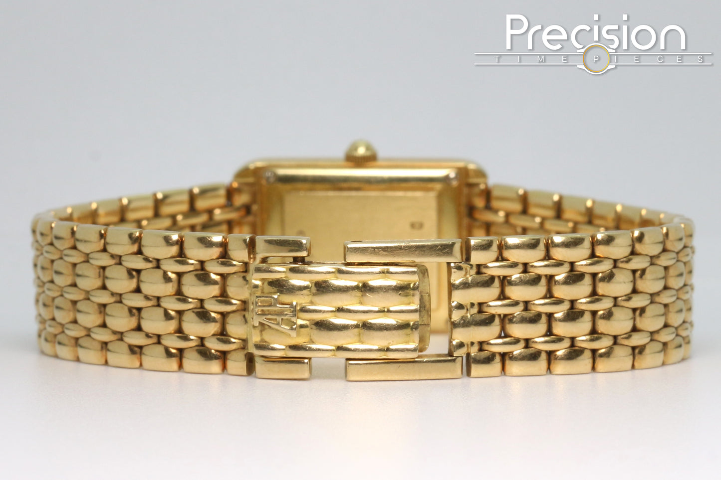 Audemars Piguet 18K Yellow Gold “Tank” Beaded Bracelet 23mm