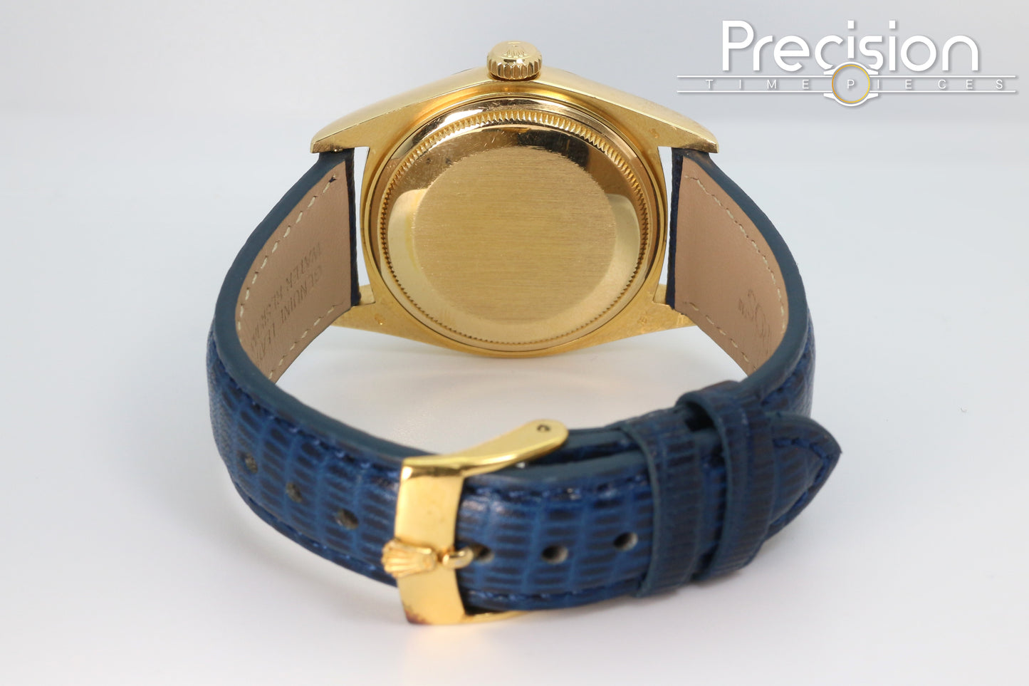 Rolex Day-Date Ref: 1807 36mm Rare Blue Diamond Dial 18K Yellow Gold